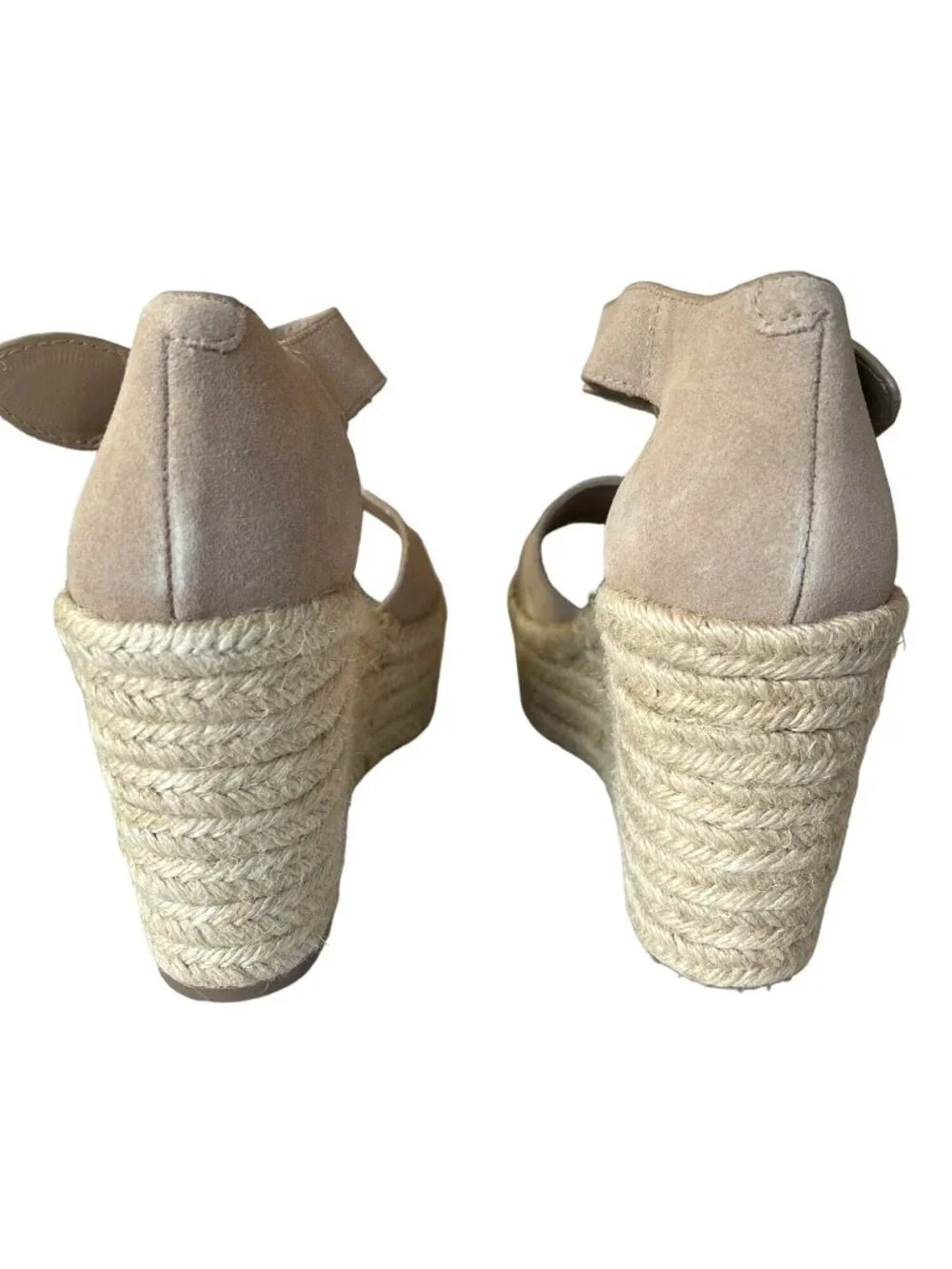 New Marc Fisher Alita Platform Espadrille Wedge Heel Sandal Shoes 9.5
